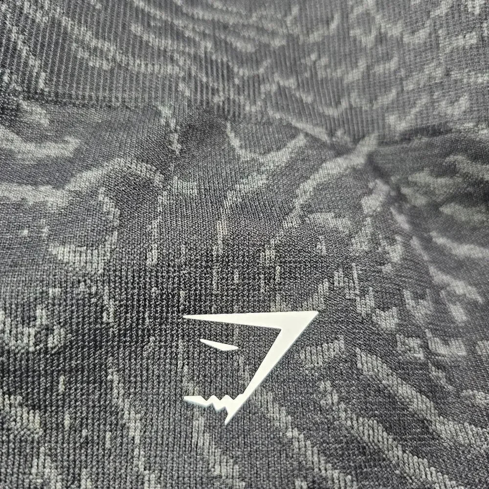 Gymshark grey print seamless leggings L - Picture 6 of 9